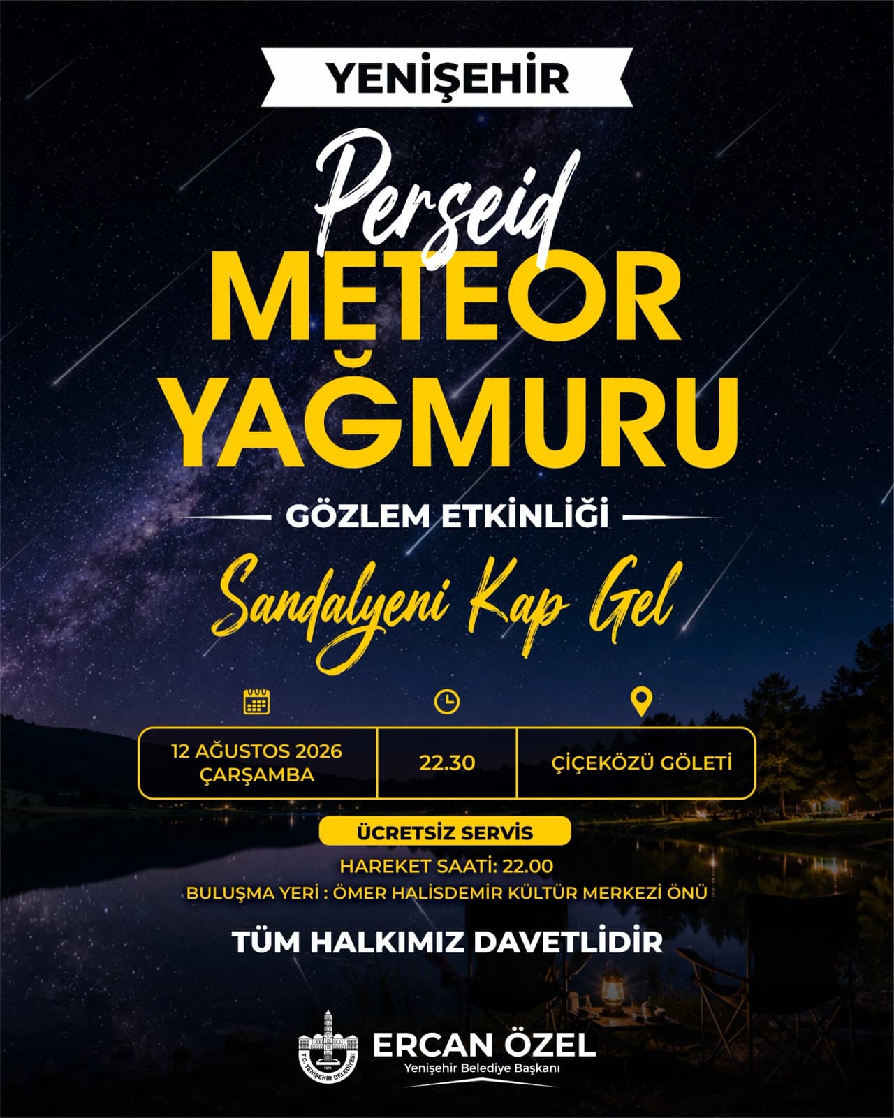 YENİŞEHİR’DE GÖZLER GÖKYÜZÜNE ÇEVRİLECEK