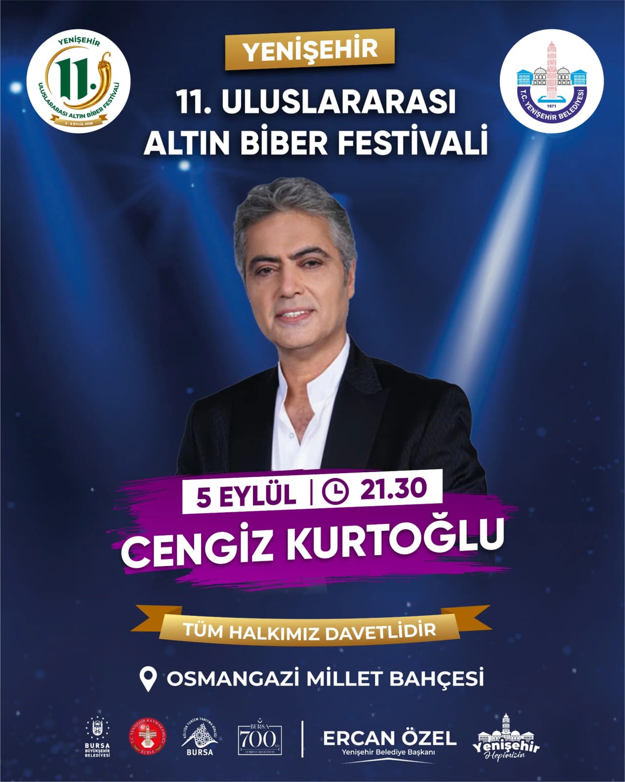  Cengiz Kurtoğlu Yenişehir'e Geliyor!