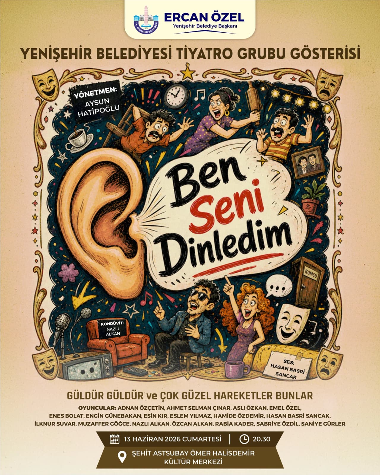 Ben Seni Dinledim - Ücretsiz Tiyatro Gösterisi